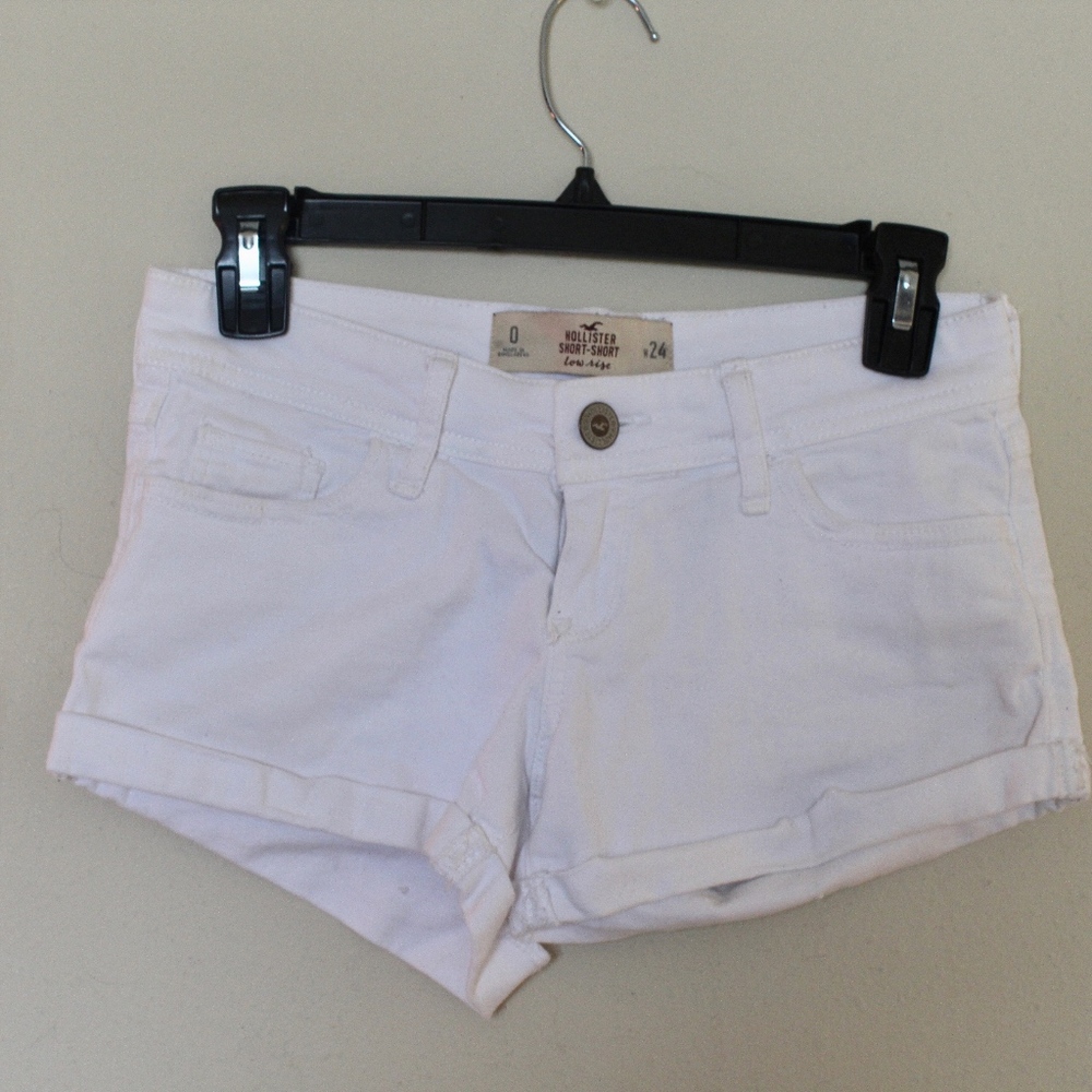 Hollister White Shorts